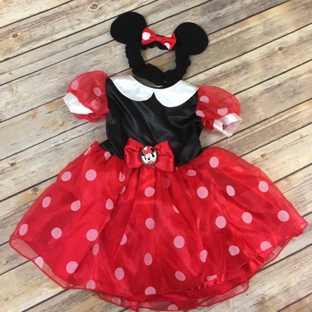 Disney Junior Minnie Mouse two piece costume set.